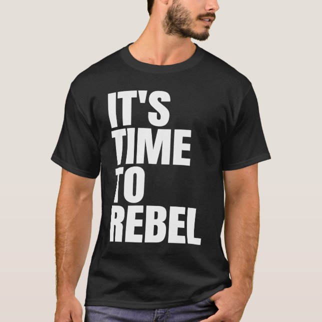 Camiseta É Hora de Rebelar (Frente)