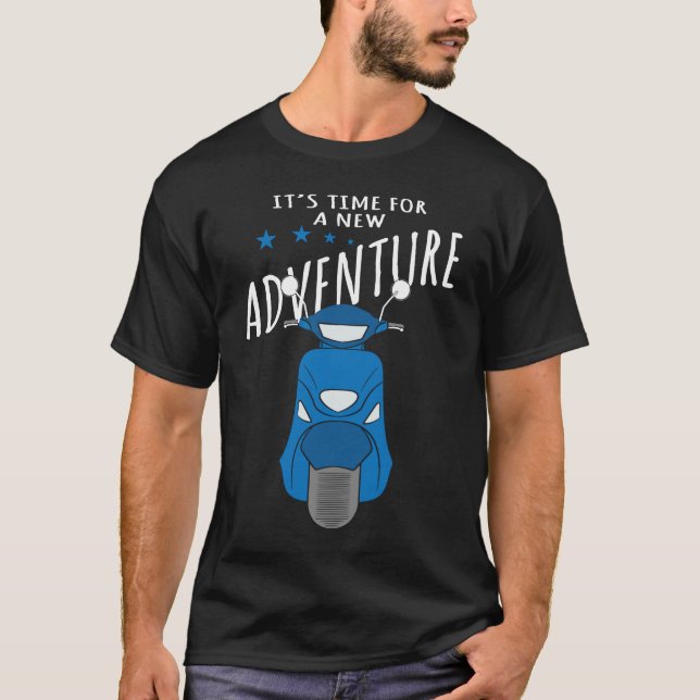 Camiseta É hora de uma nova adventure Design Bi (Frente)