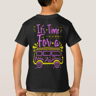 CAMISETA É HORA DE UMA NOVA AVENTURA