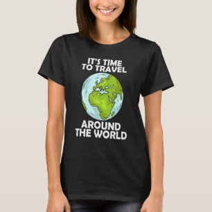 Camiseta É hora de viajar pelo mundo 5