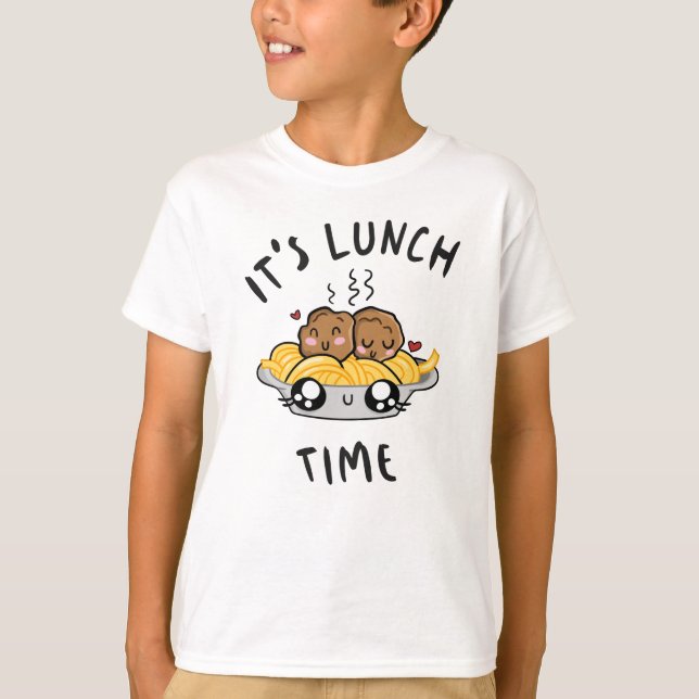 Camiseta É hora do almoço (Frente)