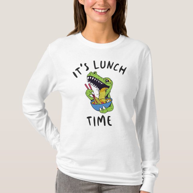 Camiseta É hora do almoço (Frente)