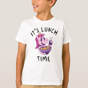 Camiseta É hora do almoço