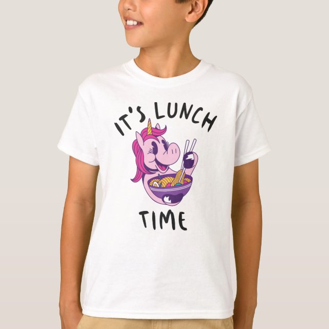 Camiseta É hora do almoço (Frente)