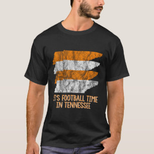 Camiseta É Hora do Futebol Tennessee State Laranja Branco