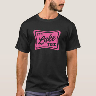 Camiseta É Hora do Lago Estilo de Vida Retro no Lago Dias d