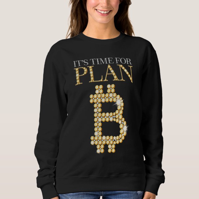 Camiseta É Hora Do Plano B, Criptocuro De Blockchain Blockc (Frente)