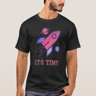 Camiseta É hora do plano B, Vintage com Crypto Retro Retro