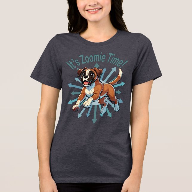 Camiseta É hora do Zoomie Boxer (Frente)