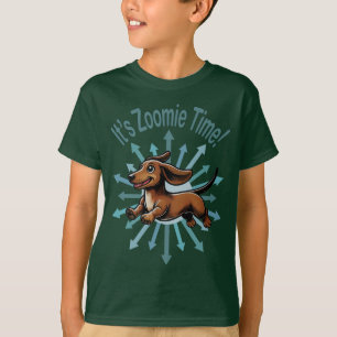 Camiseta É hora do Zoomie Dachshund