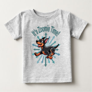 Camiseta É hora do Zoomie Doberman Pincher