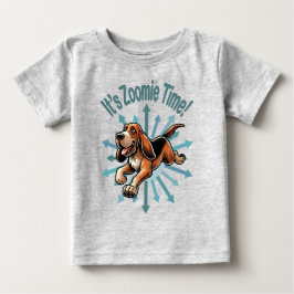 Camiseta É hora do Zoomie Time Hound Dog