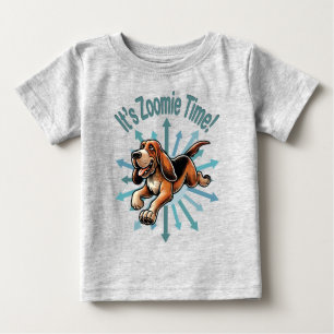 Camiseta É hora do Zoomie Time Hound Dog