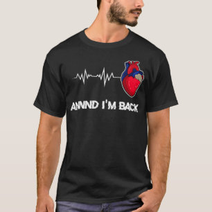 Camiseta E Im Sobrevivente de Ataque Cardíaco Traseiro _1