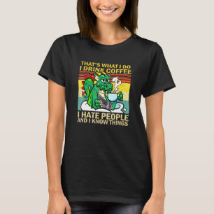 Camiseta É isso que eu bebo café que é o Pessoas Drag
