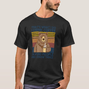 Camiseta É isso que eu bebo café, retrô Bea Vintage