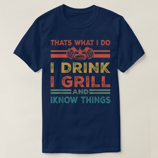 Camiseta É isso que eu bebo que eu grito e sei coisas (Frente do Design)