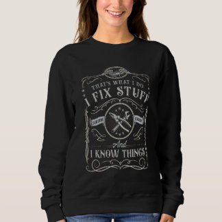 Camiseta É isso que eu faço, conserto as coisas e sei das c