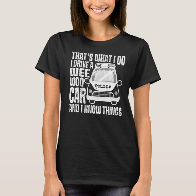 Camiseta É isso que eu faço, eu dirijo um vagão e sei (Frente)