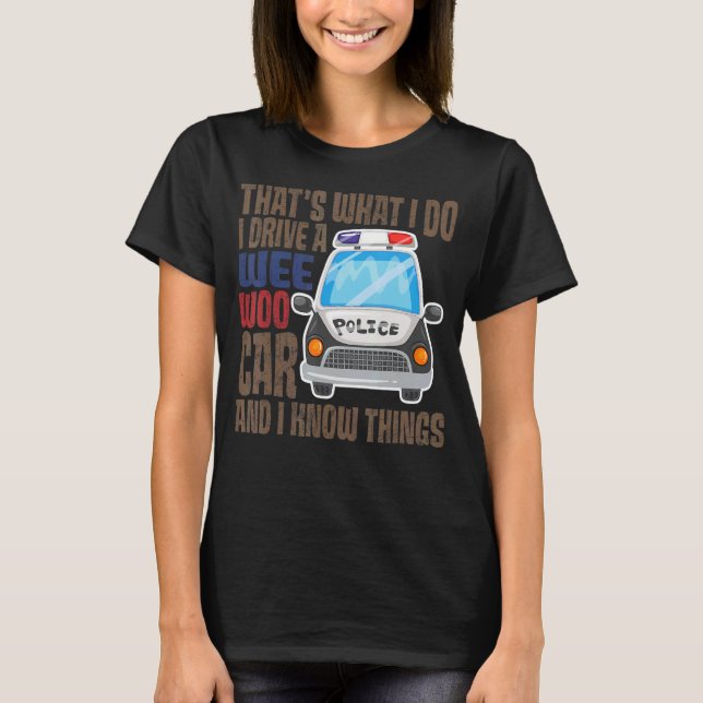 Camiseta É isso que eu faço, eu dirijo um vagão e sei (Frente)
