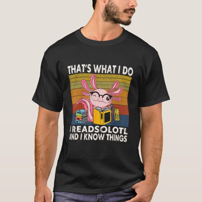 Camiseta É isso que eu faço, eu leio e sei coisas. (Frente)
