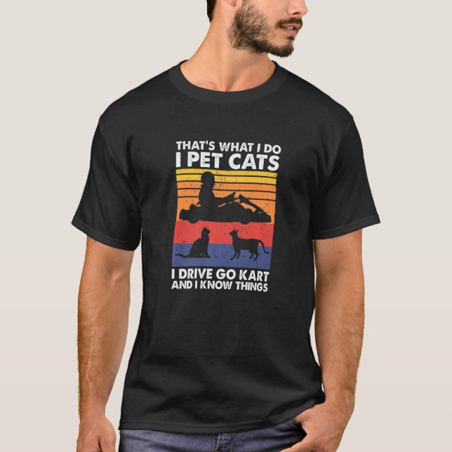 Camiseta É isso que eu faço... eu pinto gatos que eu dirijo (Frente)
