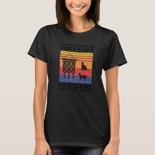 Camiseta É isso que eu faço, eu pinto gatos que eu mando e