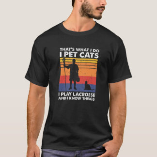 Camiseta É isso que eu faço, eu ponho gatos que toco lacros