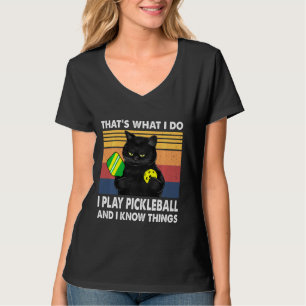 Camiseta É isso que eu faço, eu toco picleball e sei que é