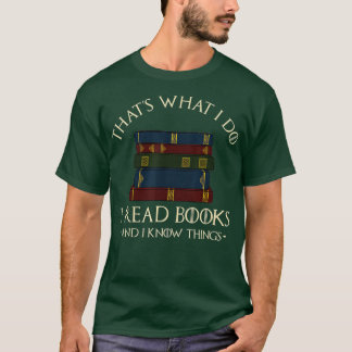 Camiseta É isso que eu leio livros e sei coisas.