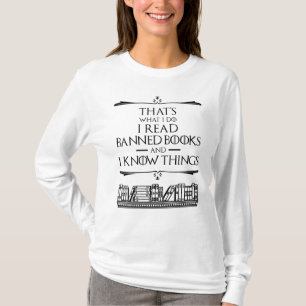 Camiseta É isso que eu leio livros proibidos