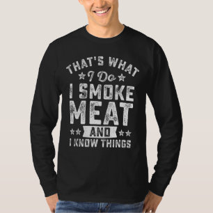 Camiseta É Isso Que Fumo Carne E Sei Que Faço