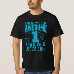 Camiseta É ISSO QUE UM primeiro aniversario DE 1 ANO DE ID