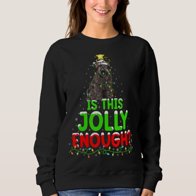 Camiseta É Jolly O Suficiente Cão De Schnauzer Miniatura Ch (Frente)