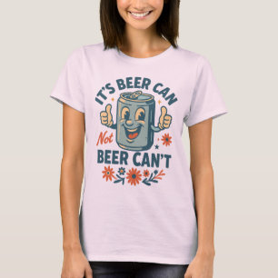 Camiseta É Lata de Cerveja, Não Cerveja Não – Cerveja Retro