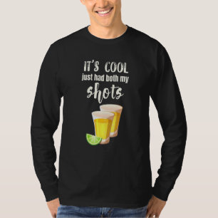 Camiseta É Legal Ter Meus Dois Sapatos Pró-Vacina Vacina