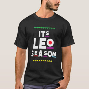 Camiseta É Leo Season Leo Zodiac Julho Birthda
