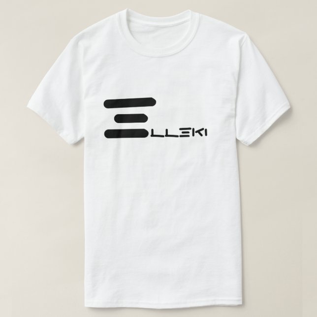 Camiseta E lleki (Frente do Design)