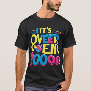 Camiseta "É mais de 9.000!" Design de Camisa-T Retro