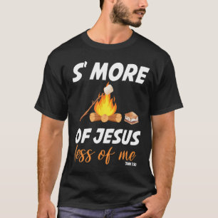 Camiseta É Mais De Jesus Menos De Mim Cristão Engraçado Smo
