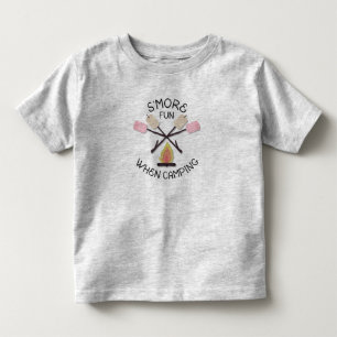 Camiseta É mais divertido acampar ao sobrevoar.