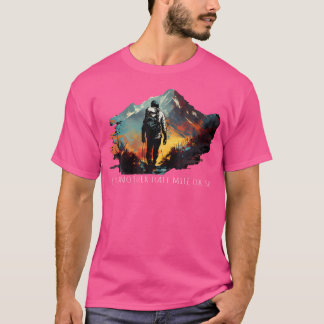 Camiseta É Mais Meia Milha Ou Mais Um Retro De Acampamento