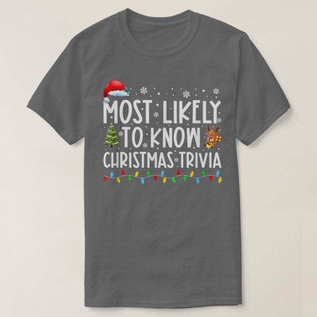 Camiseta É Mais Provável Conhecer A Família Xmas H Da Trivi (Frente do Design)