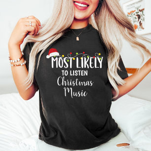 Camiseta É mais provável ouvir o Grupo Familiar de Música N