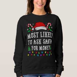Camiseta É Mais Provável Pedir Aos Papais noeis O Natal Do