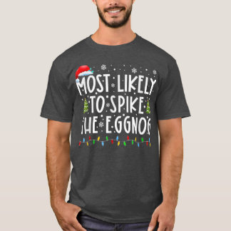 Camiseta É Mais Provável Que A Família Eggnog Corresponda A
