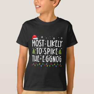 Camiseta É Mais Provável Que A Família Eggnog Corresponda A