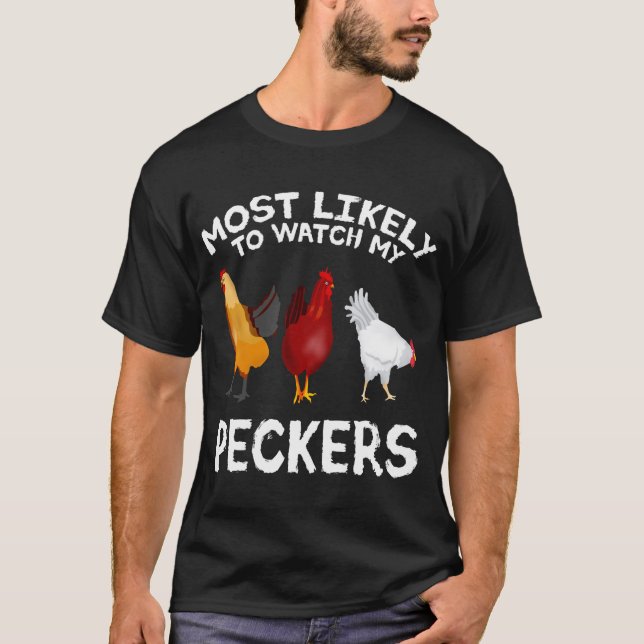 Camiseta É mais provável que assista minha Fazenda do Pecke (Frente)