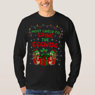 Camiseta É mais provável que o Xm de Natal Engraçado da Egg