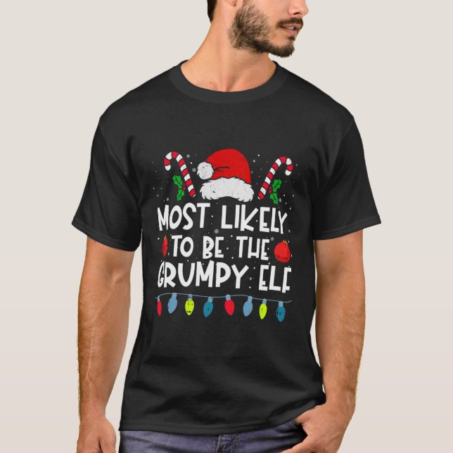 Camiseta É Mais Provável Que Seja A Tripulação Grumpy Da Fa (Frente)